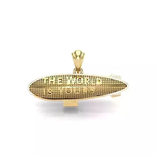 Plain Simple Pendent 3d Model and Render