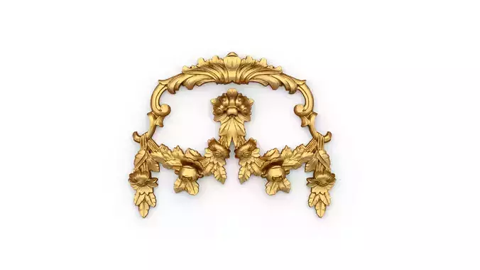 Classic carved decor ornament 363