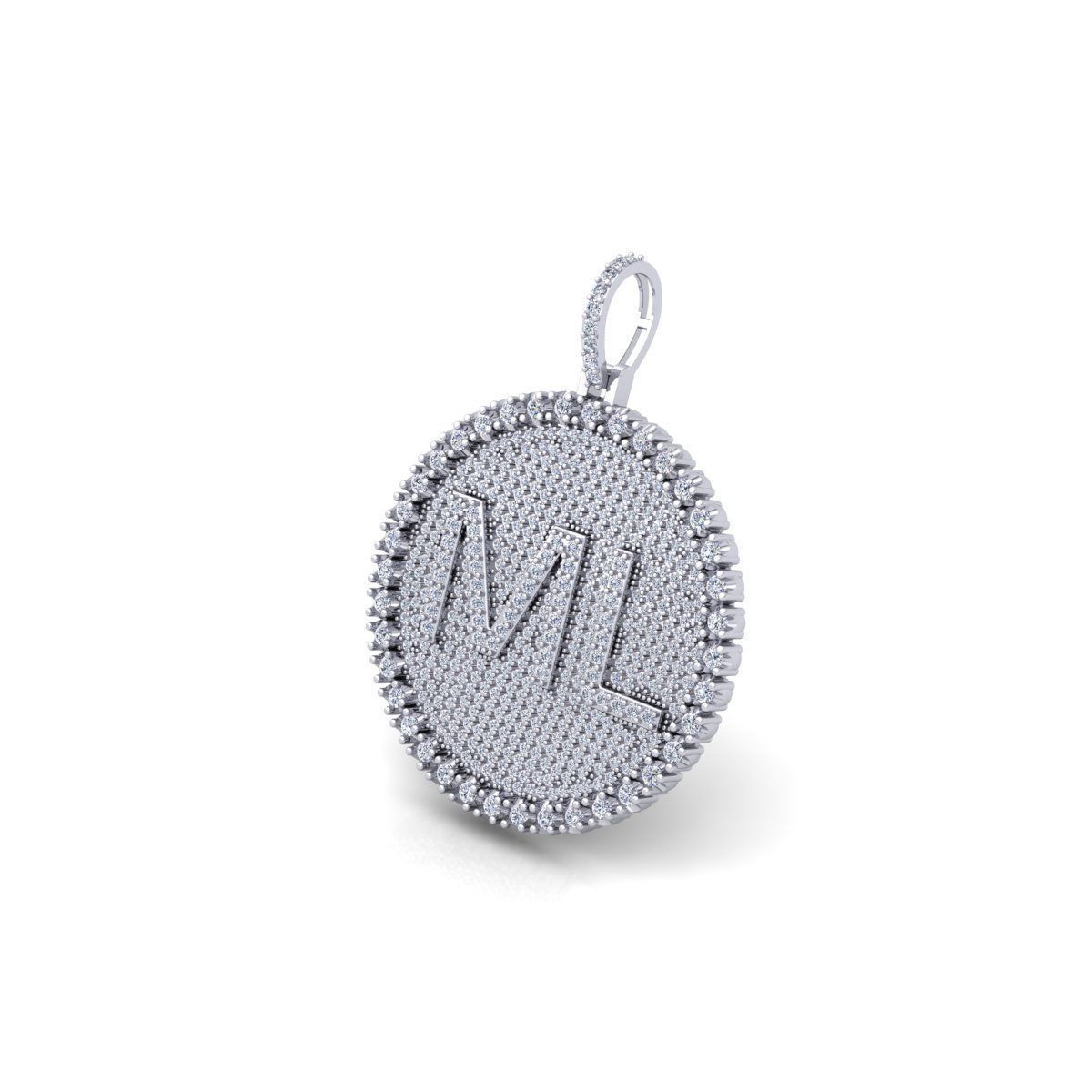 Round Pendent 3d Model and Render 3D print model_8