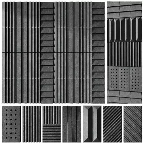 Volcanic Stone Wall Tiles 3D model