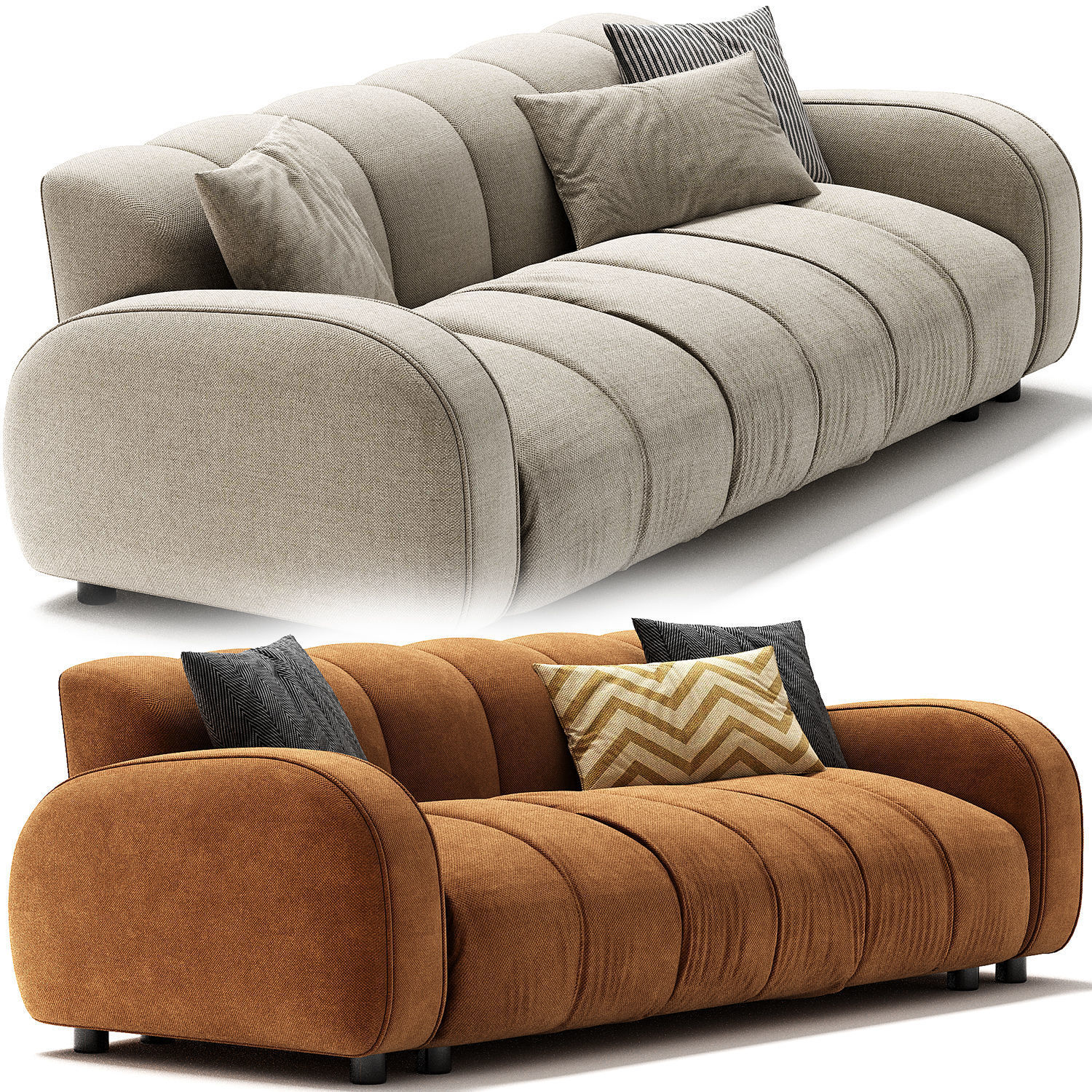 Renzo Sofa Lukas Ranch 3D model_1