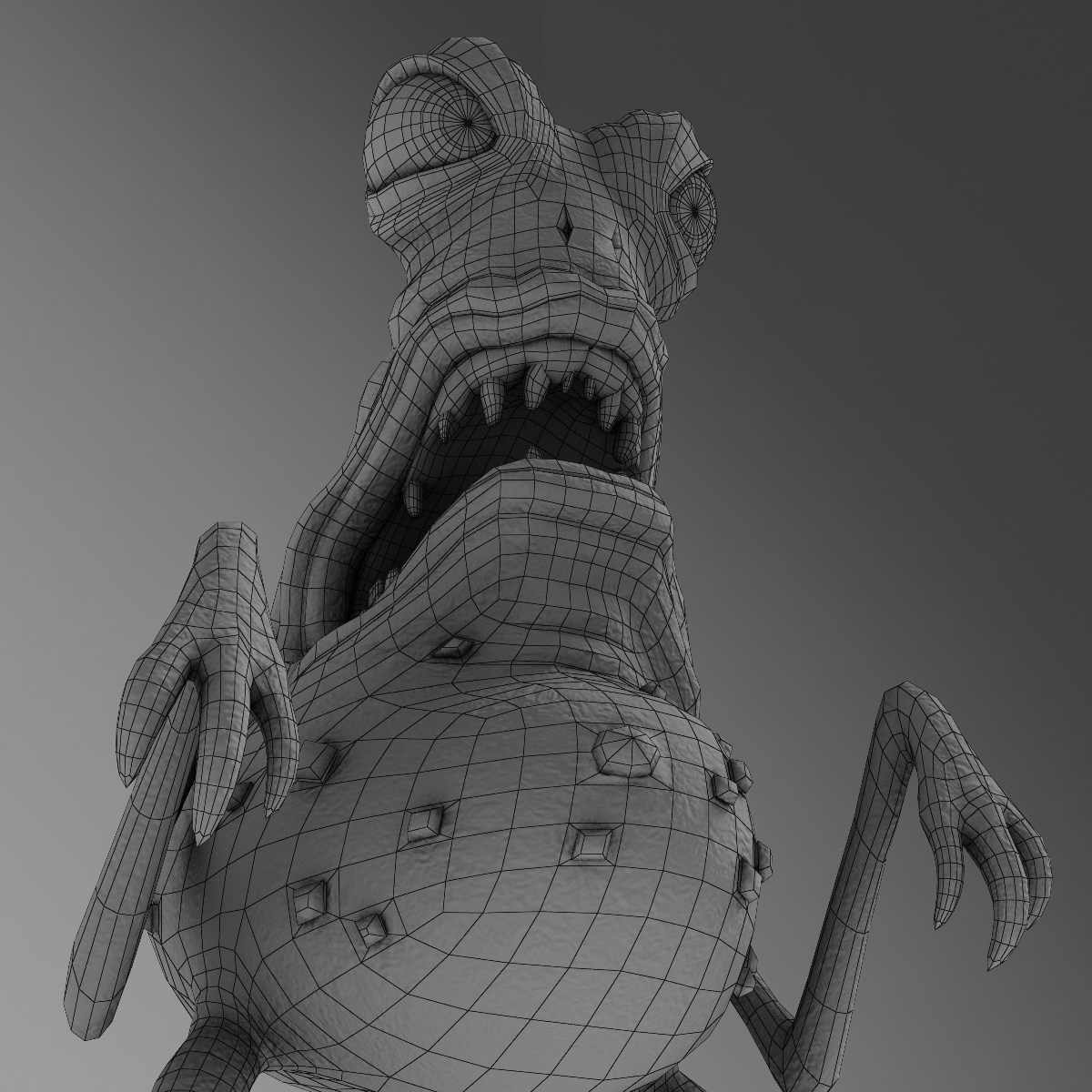 Bacteria 2 rigged 3D model_11