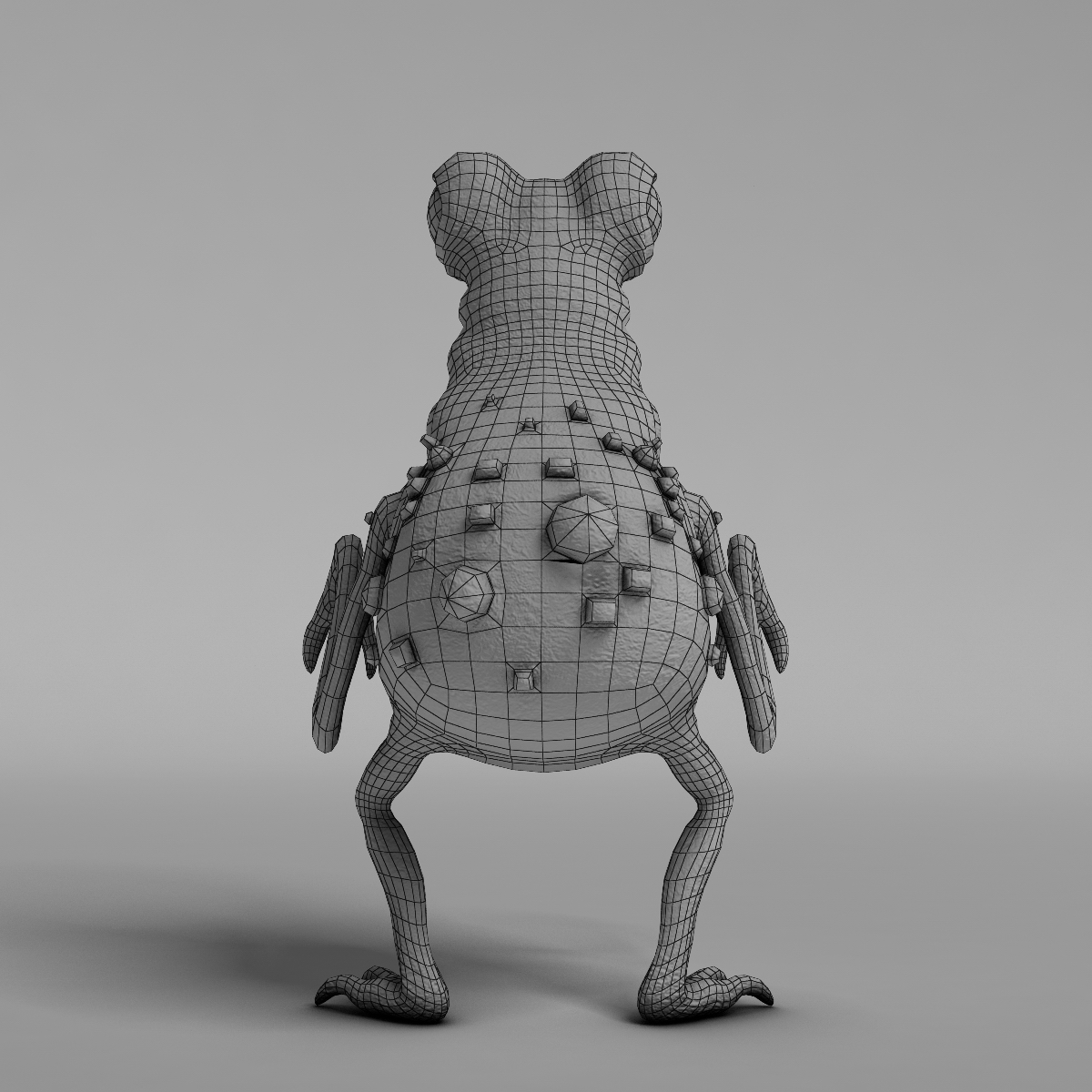 Bacteria 2 rigged 3D model_8
