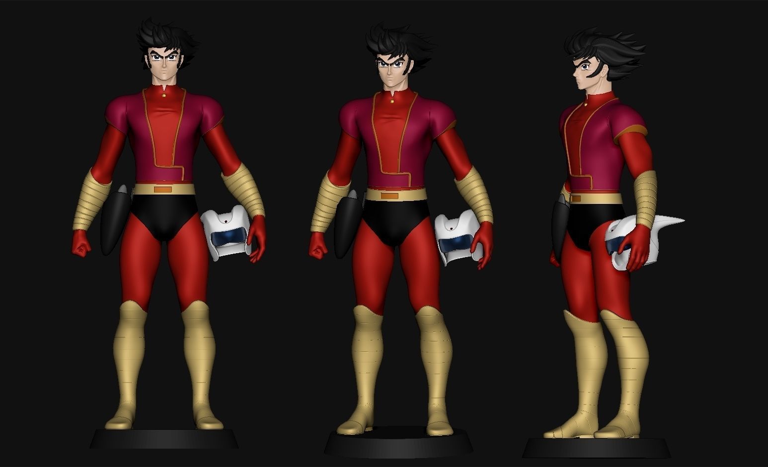 Koji Kabuto  Mazinger Z 3D print model_10