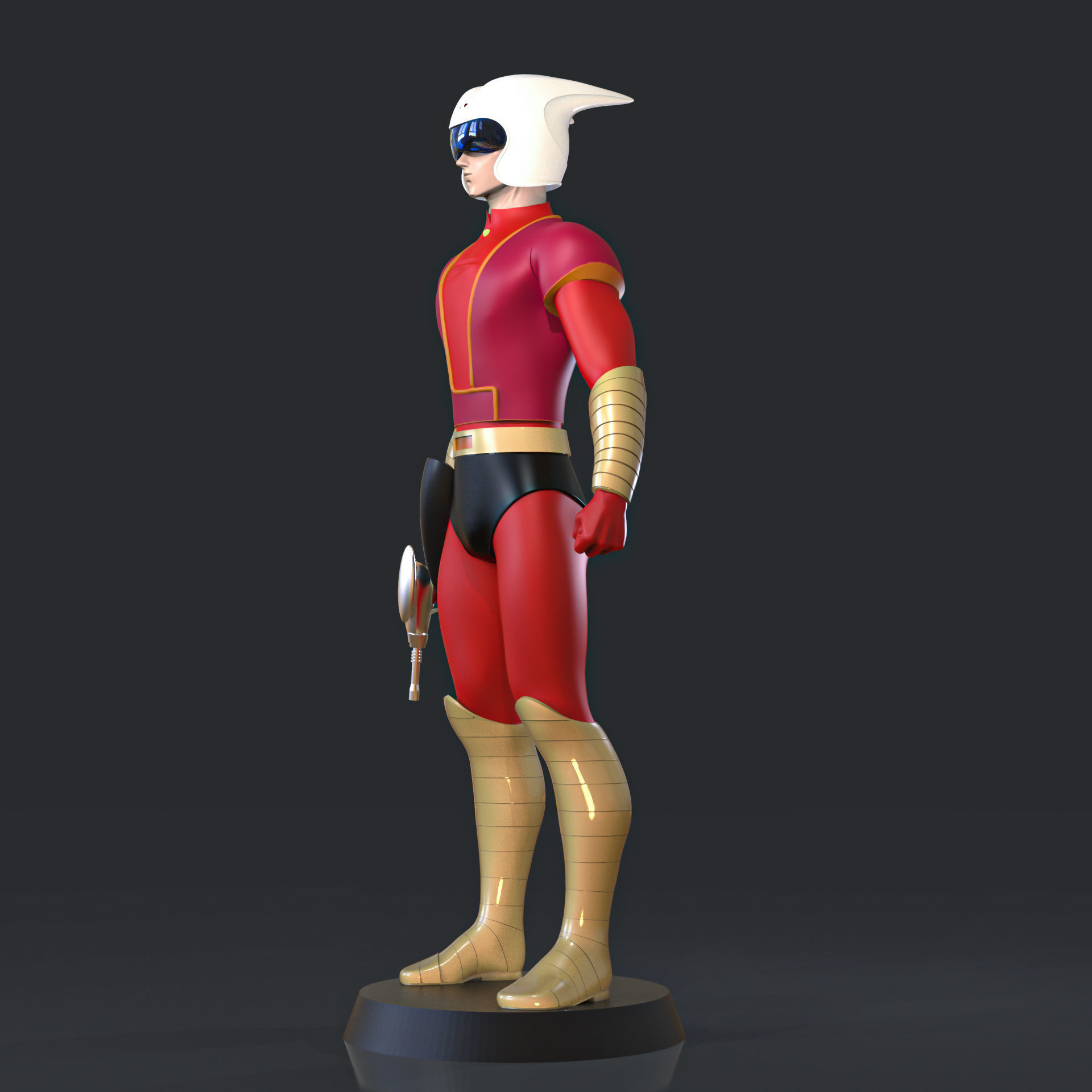 Koji Kabuto  Mazinger Z 3D print model_3