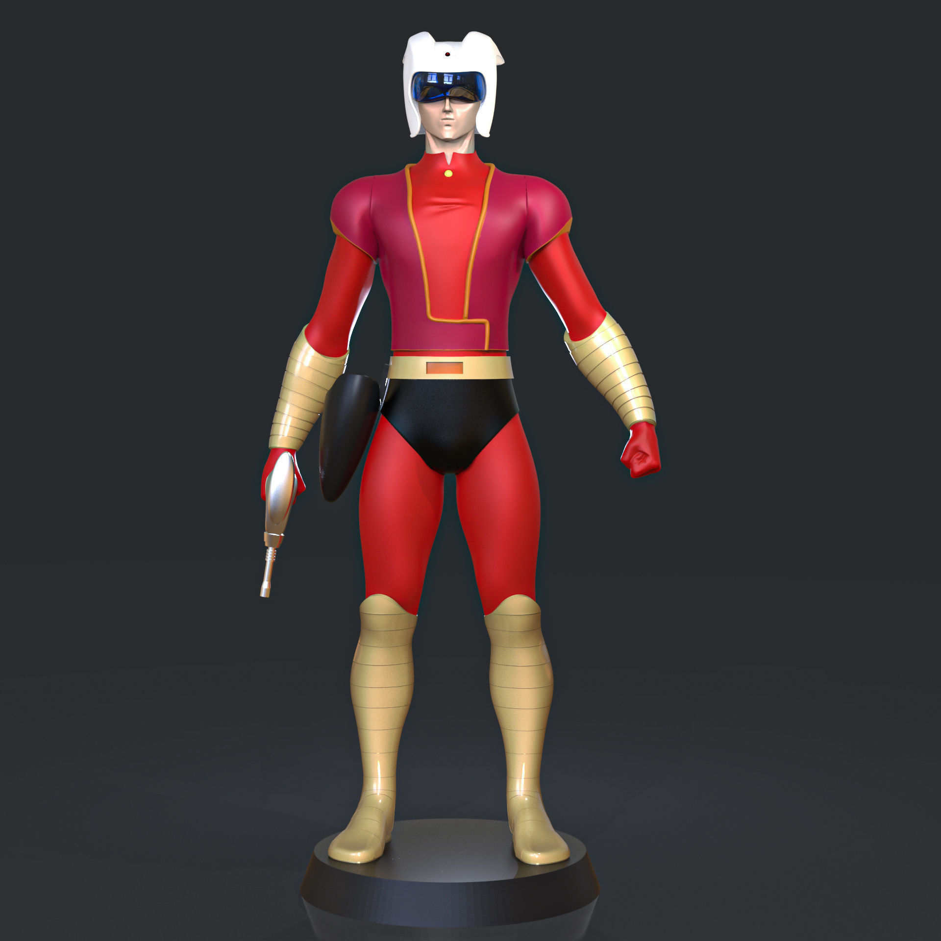 Koji Kabuto  Mazinger Z 3D print model_7