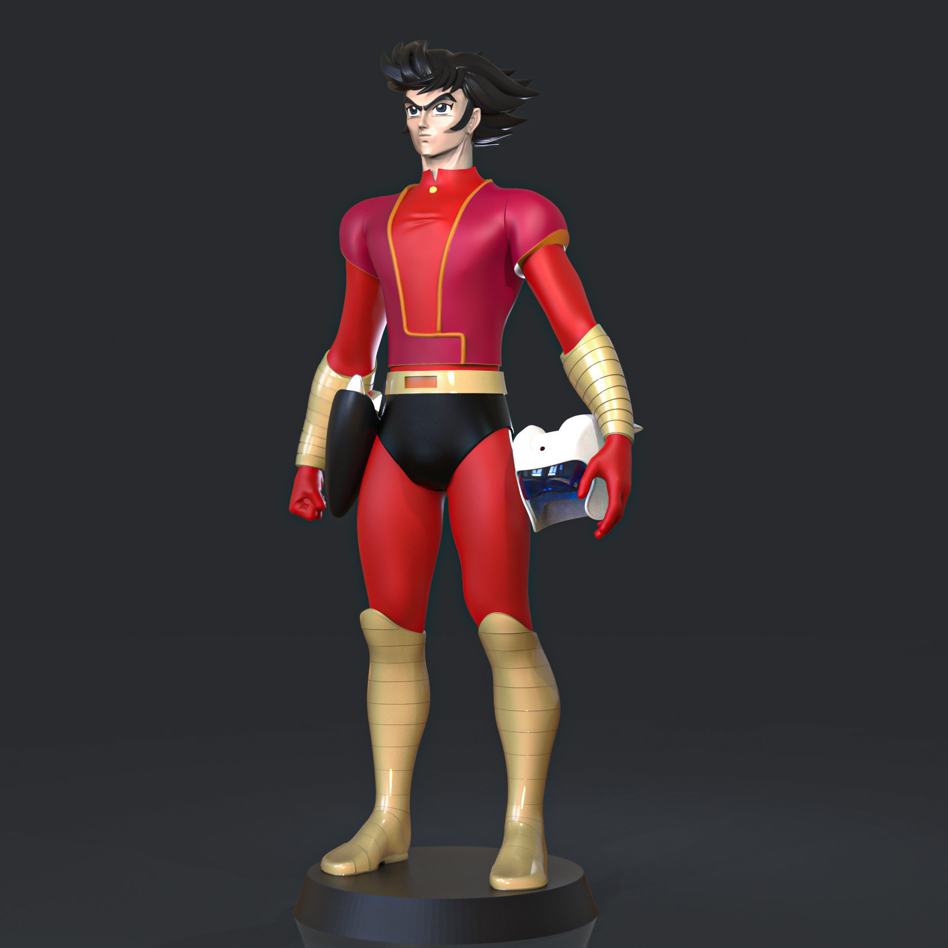 Koji Kabuto  Mazinger Z 3D print model_8