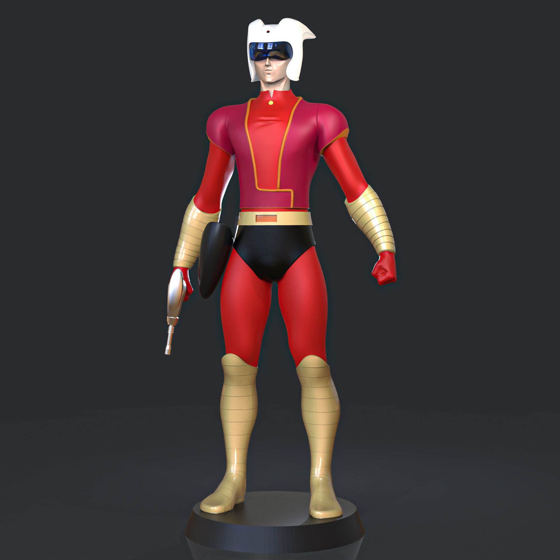 Koji Kabuto  Mazinger Z 3D print model_1