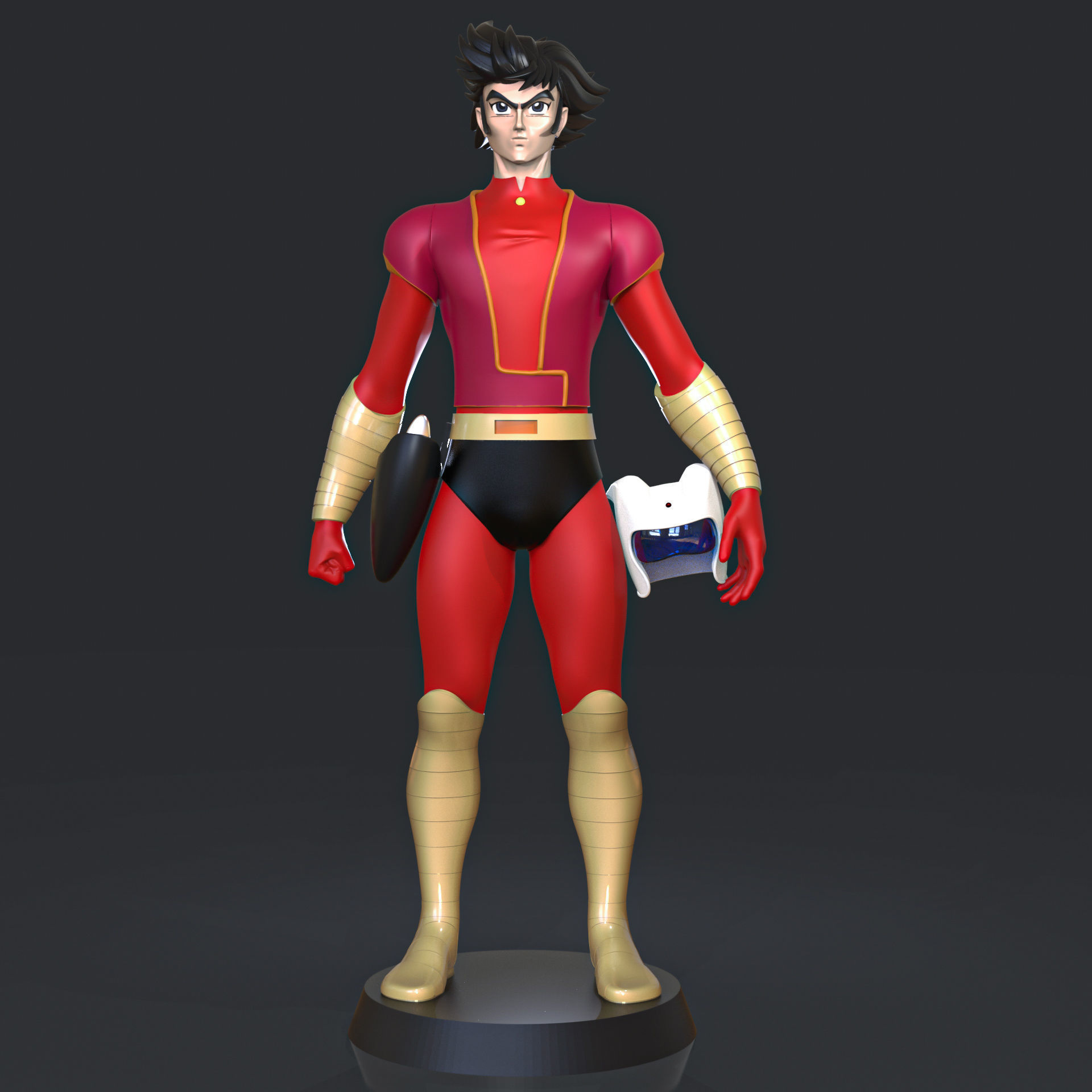 Koji Kabuto  Mazinger Z 3D print model_6