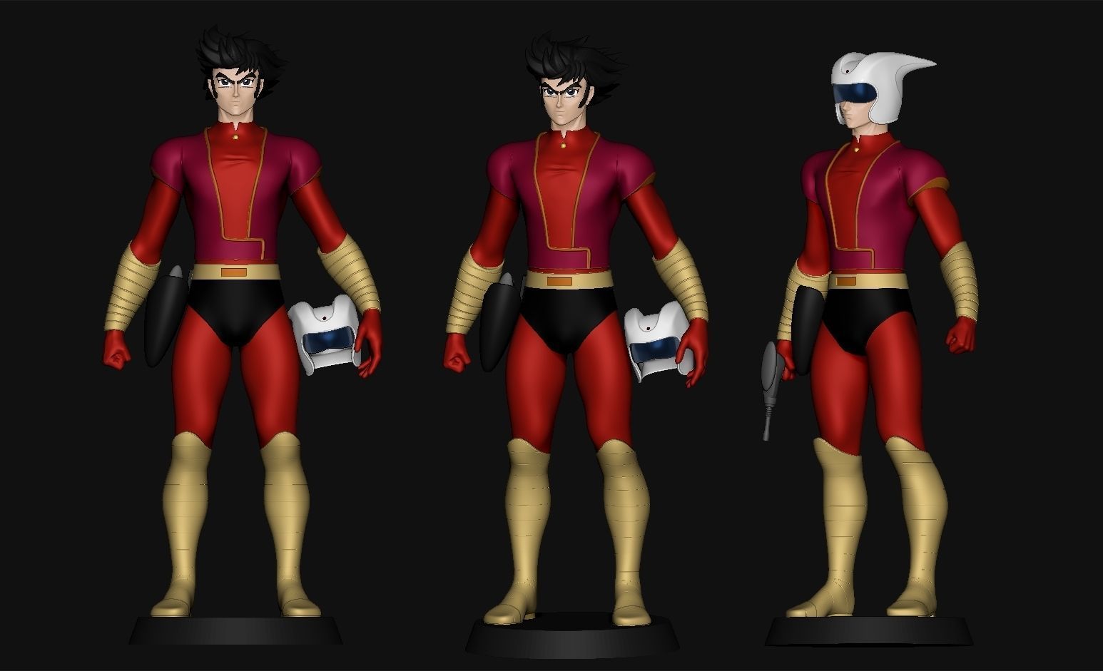 Koji Kabuto  Mazinger Z 3D print model_11