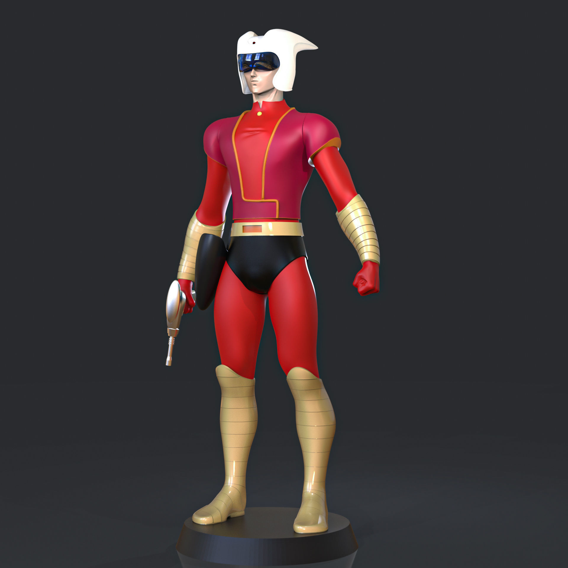 Koji Kabuto  Mazinger Z 3D print model_9