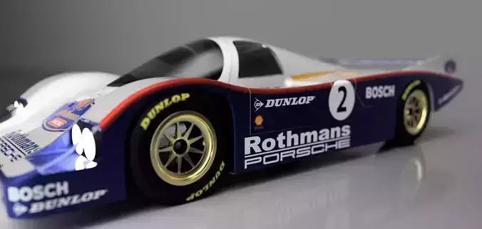 PORSCHE 962 ROTHMANS 1985 LE MANS CHAMPION 3D print model
