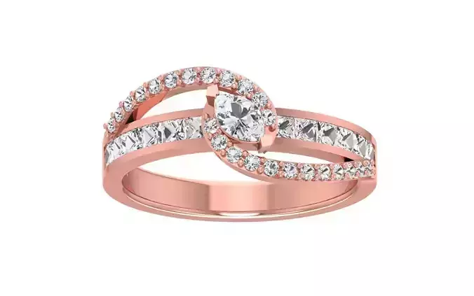 Women Wedding Band 3dm STL OBJ FBX Render Details