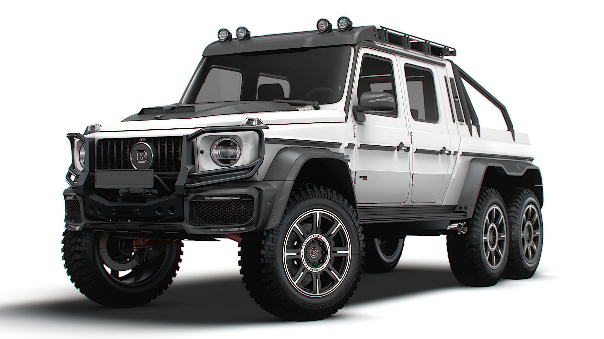 Brabus XLP 800 6x6 Adventure 2023 3D model_8