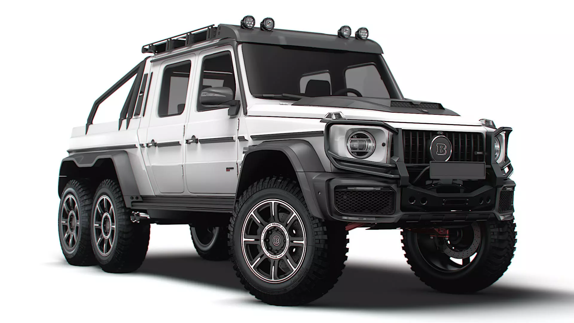 Brabus XLP 800 6x6 Adventure 2023 3D model_0