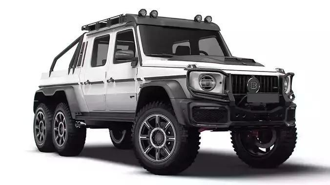 Brabus XLP 800 6x6 Adventure 2023 3D model