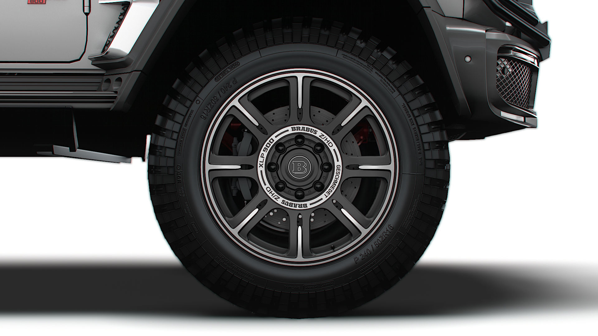 Brabus XLP 800 6x6 Adventure 2023 3D model_12