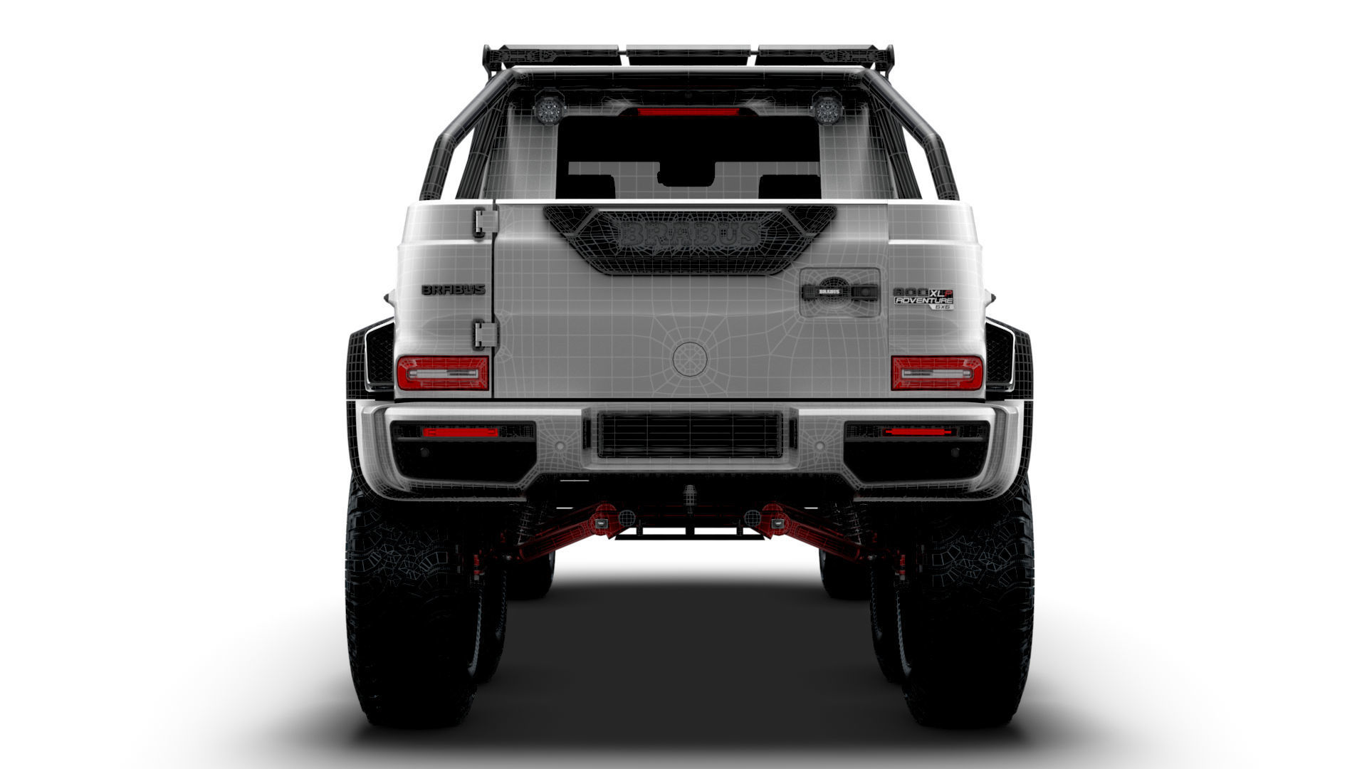 Brabus XLP 800 6x6 Adventure 2023 3D model_24