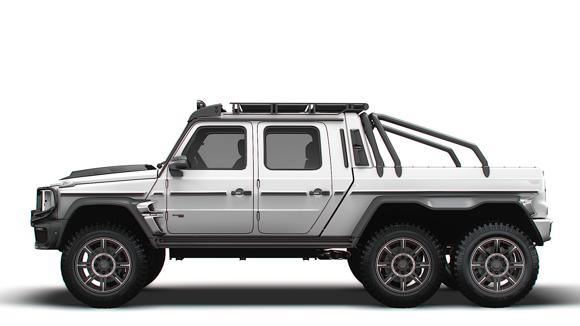 Brabus XLP 800 6x6 Adventure 2023 3D model_4