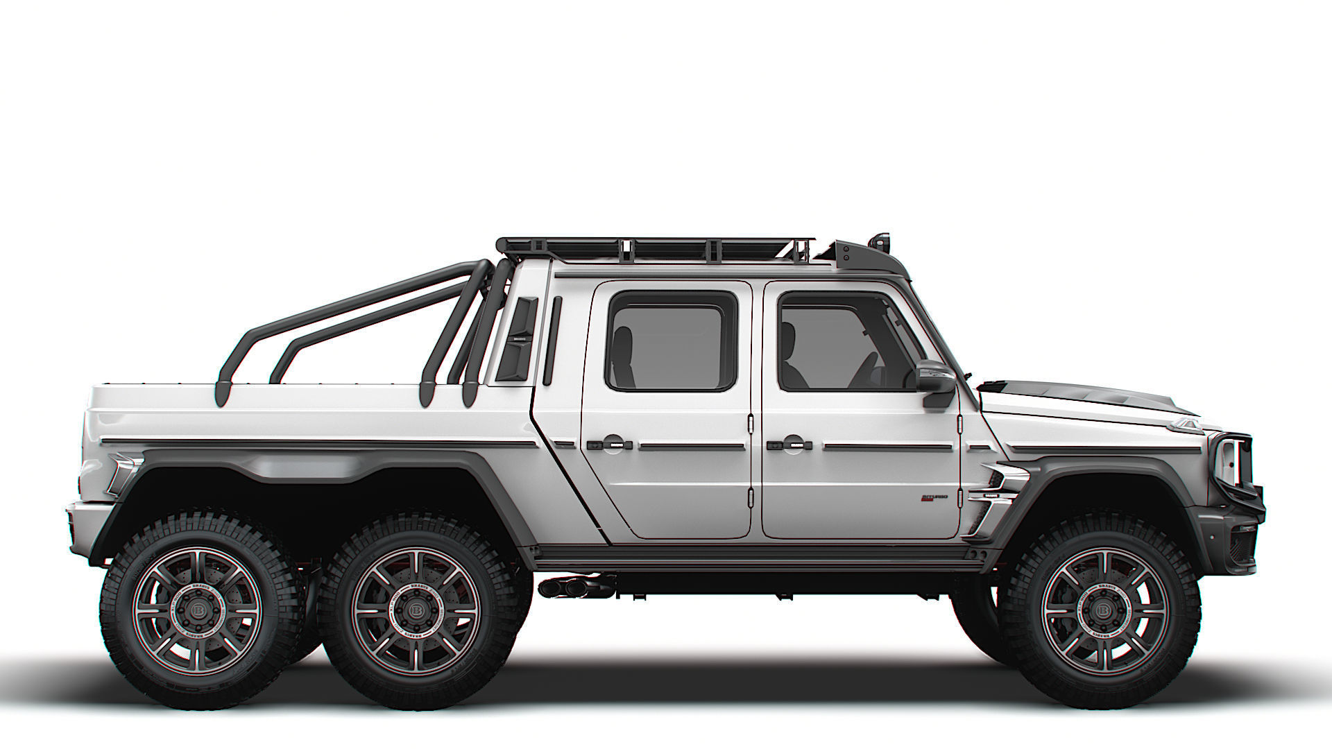Brabus XLP 800 6x6 Adventure 2023 3D model_1