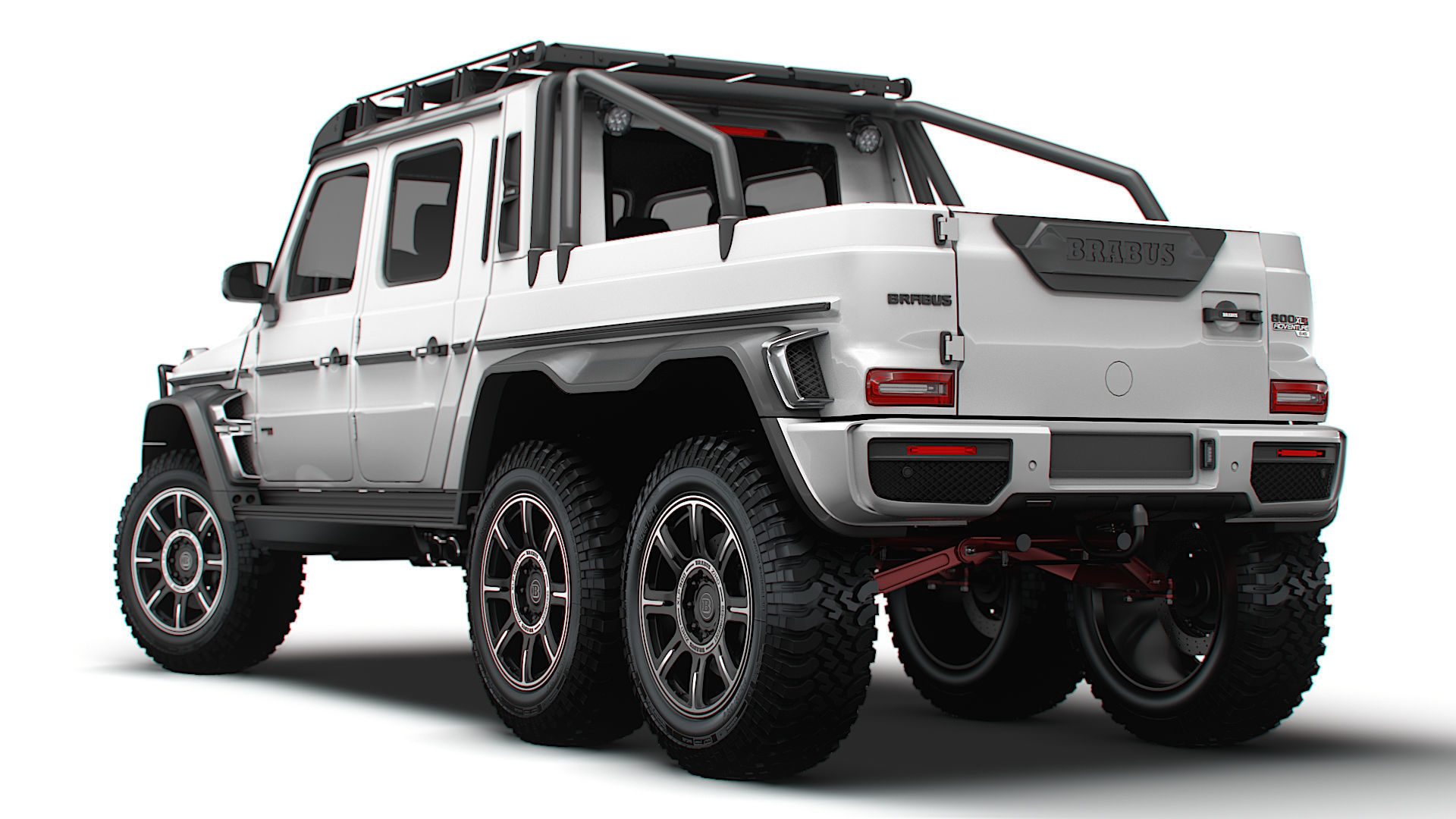 Brabus XLP 800 6x6 Adventure 2023 3D model_2