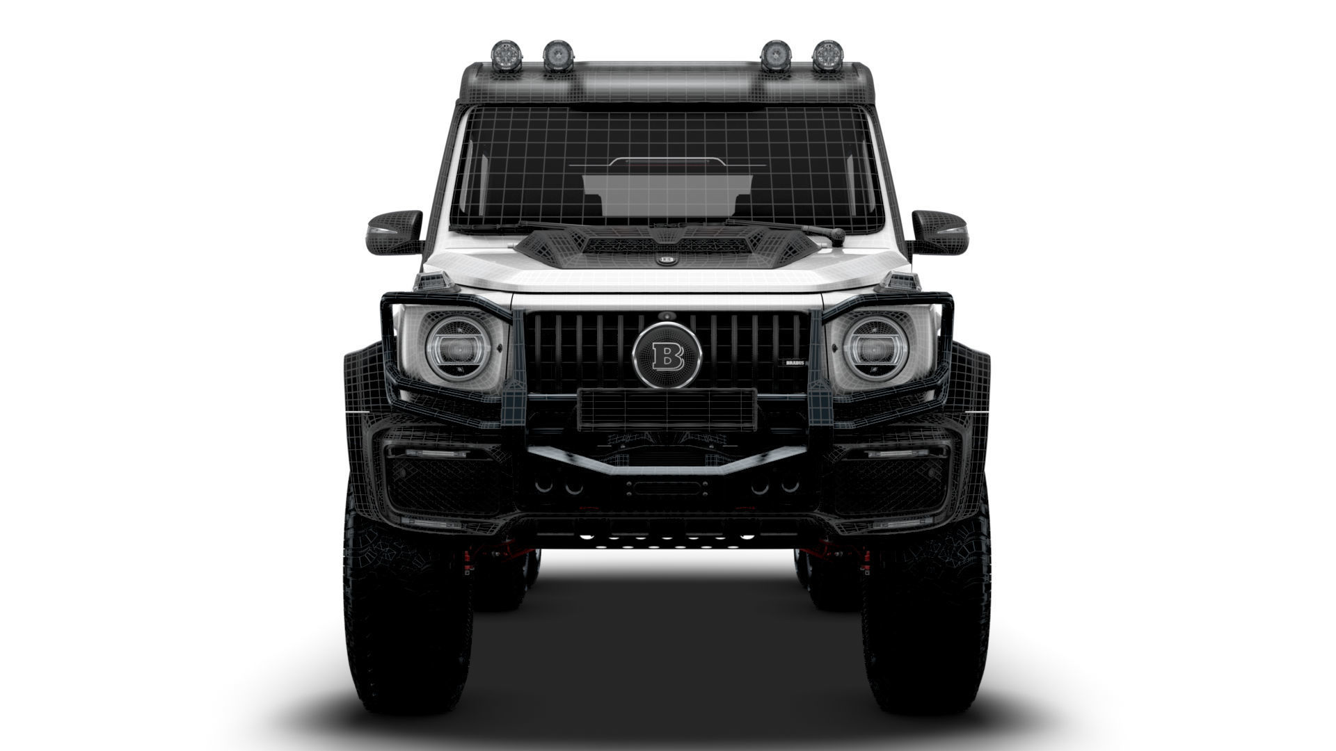 Brabus XLP 800 6x6 Adventure 2023 3D model_20
