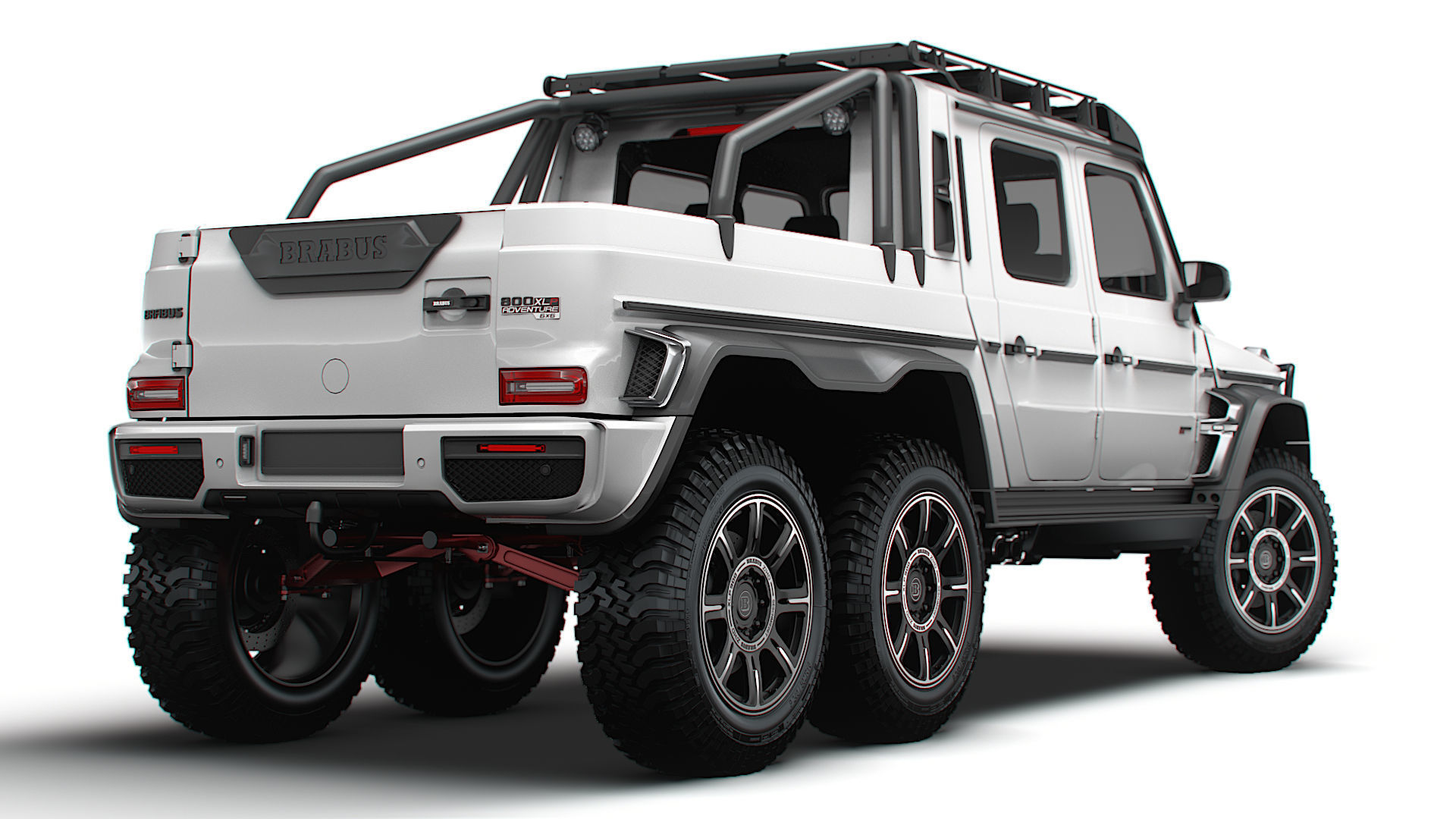 Brabus XLP 800 6x6 Adventure 2023 3D model_5