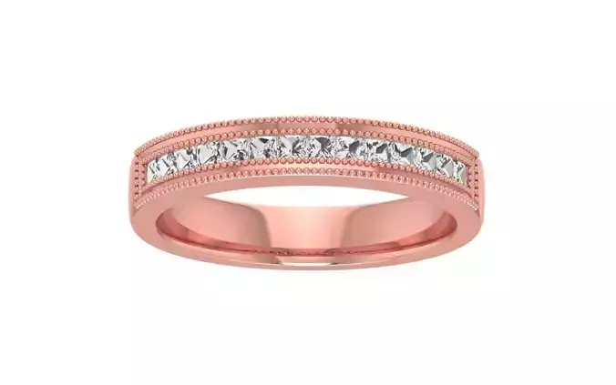 Women Wedding Band 3dm STL OBJ FBX Render Details