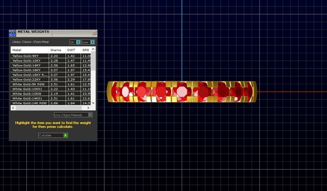 Pave Setting Round  Wedding Band 3dm STL OBJ FBX Render Details 3D print model_3