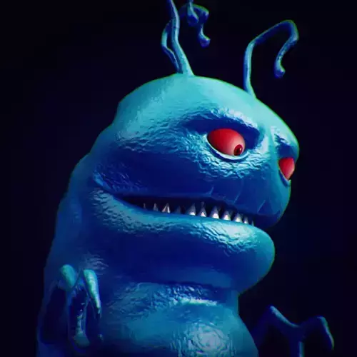 Bacteria 3 rigged 3D model