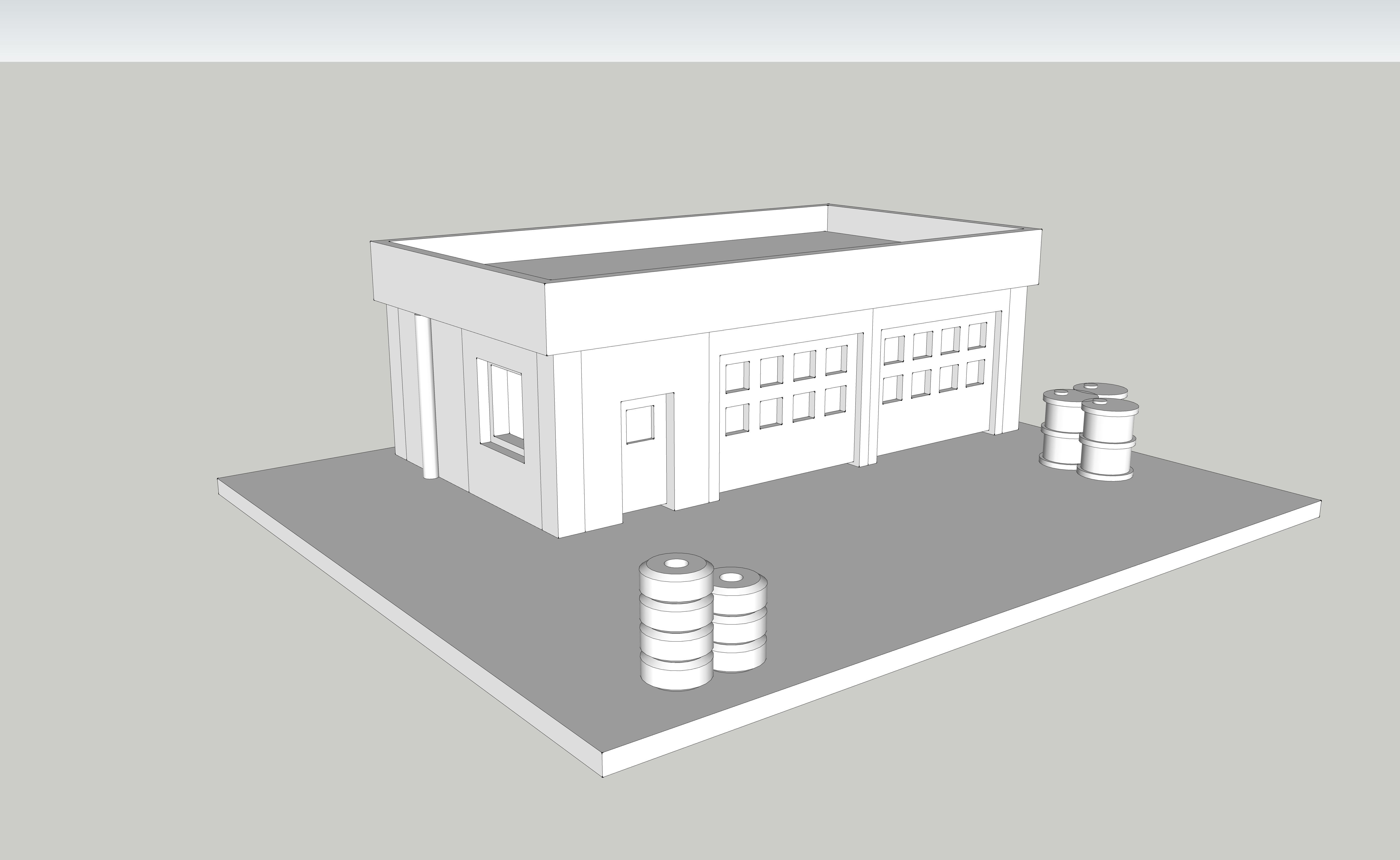  City Convenience Grocery Store by Outland Models Low-poly 3D model_1