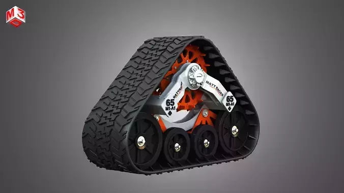 Toolcat UW56 Crawlers 3D model