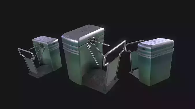 Stlized Perey Turnstile Low poly1024 texture pack