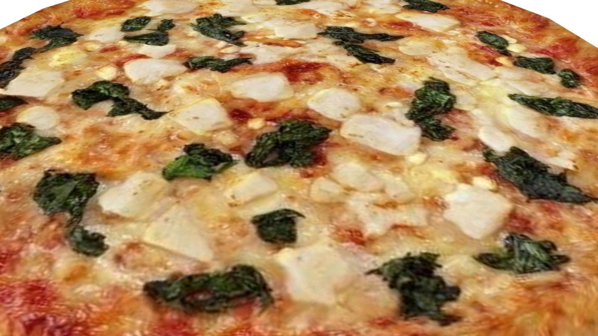 Pizza Low-poly 3D model_1