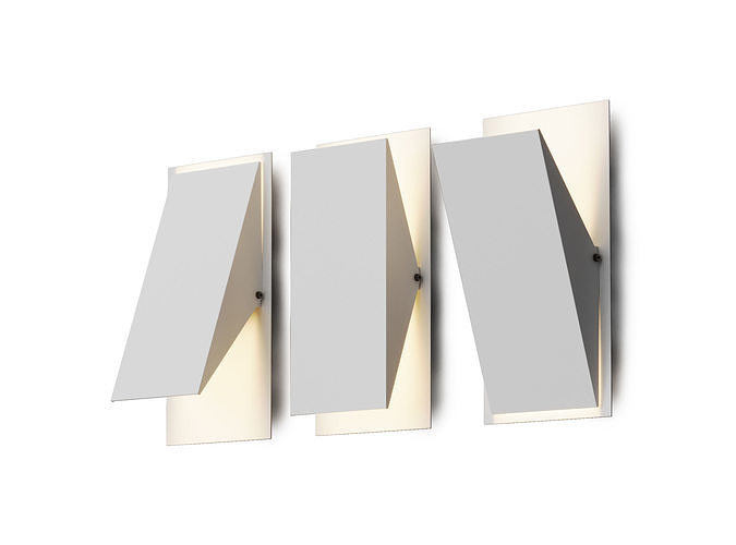 White sconce Faro Barcelona HOMS 3D model