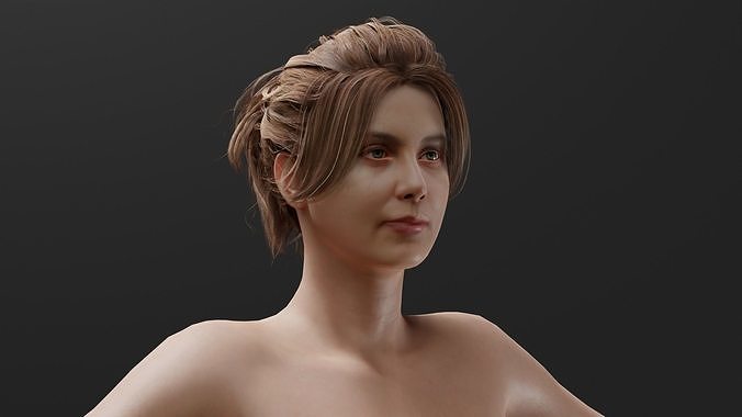 Realistic Female Character - Cassleon 3D model