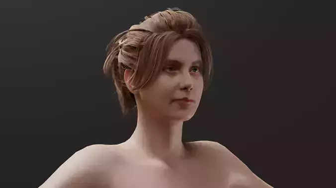 Realistic Female Character - Cassleon 3D model