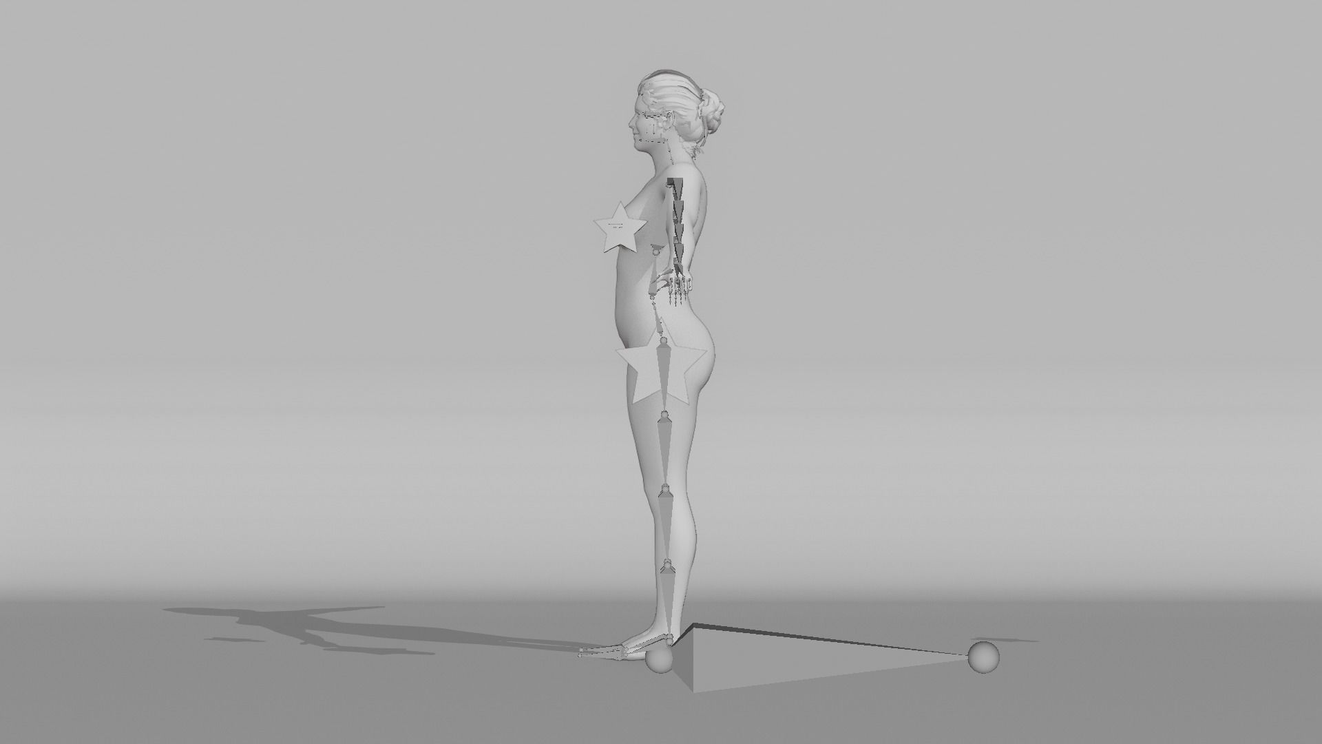 Realistic Female Character - Daneilla 3D model_14