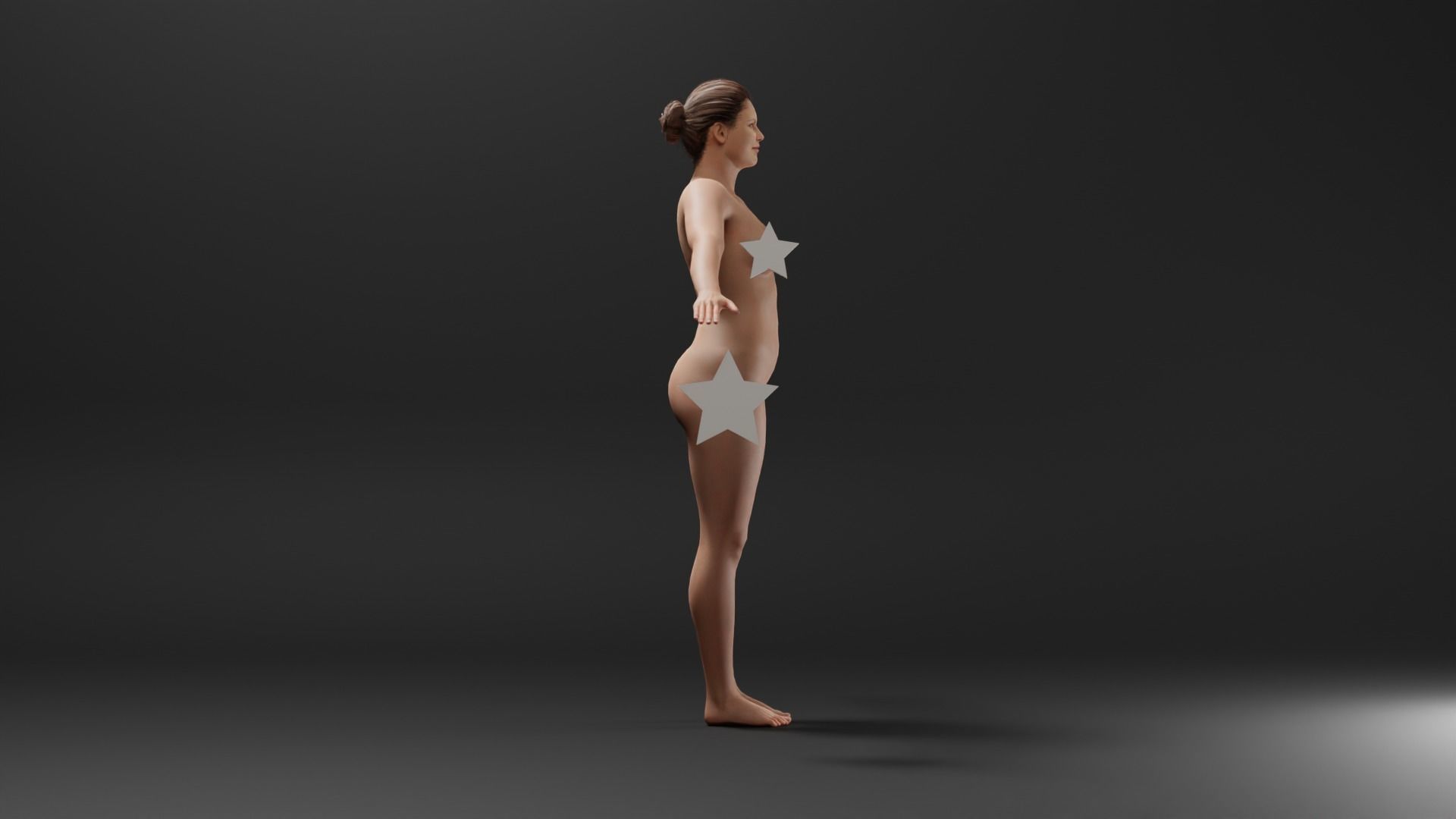 Realistic Female Character - Daneilla 3D model_2