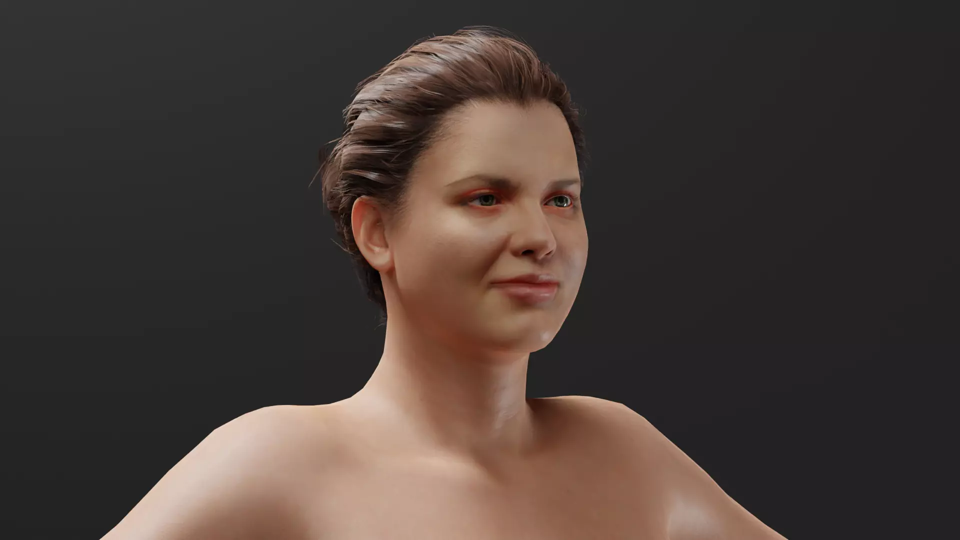 Realistic Female Character - Daneilla 3D model_0