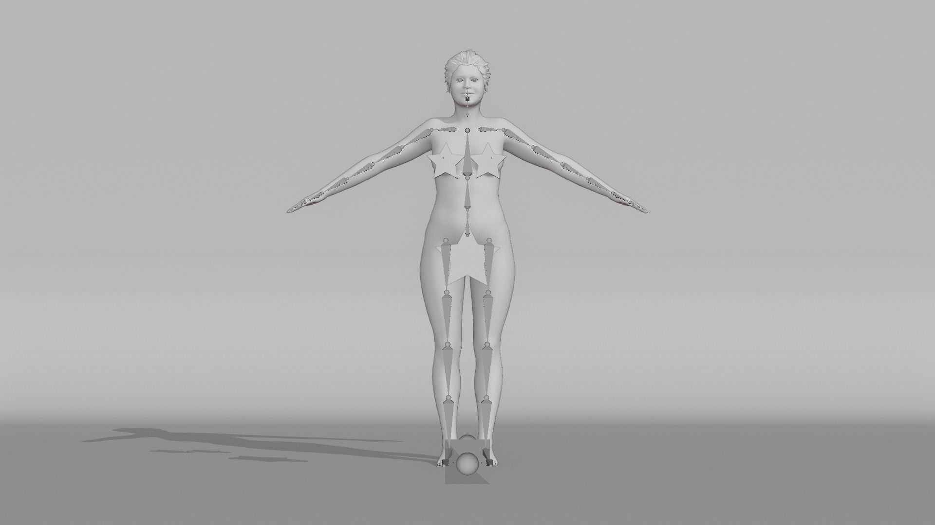 Realistic Female Character - Daneilla 3D model_11