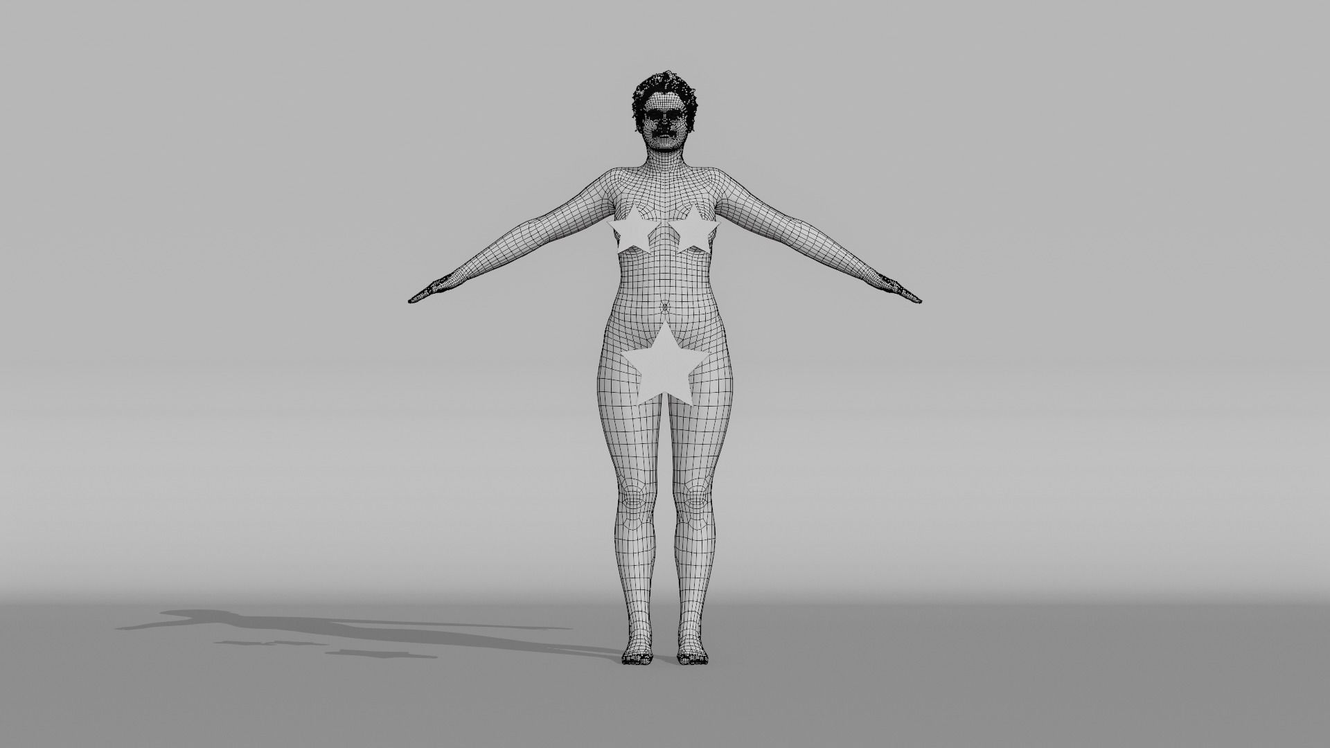 Realistic Female Character - Daneilla 3D model_16