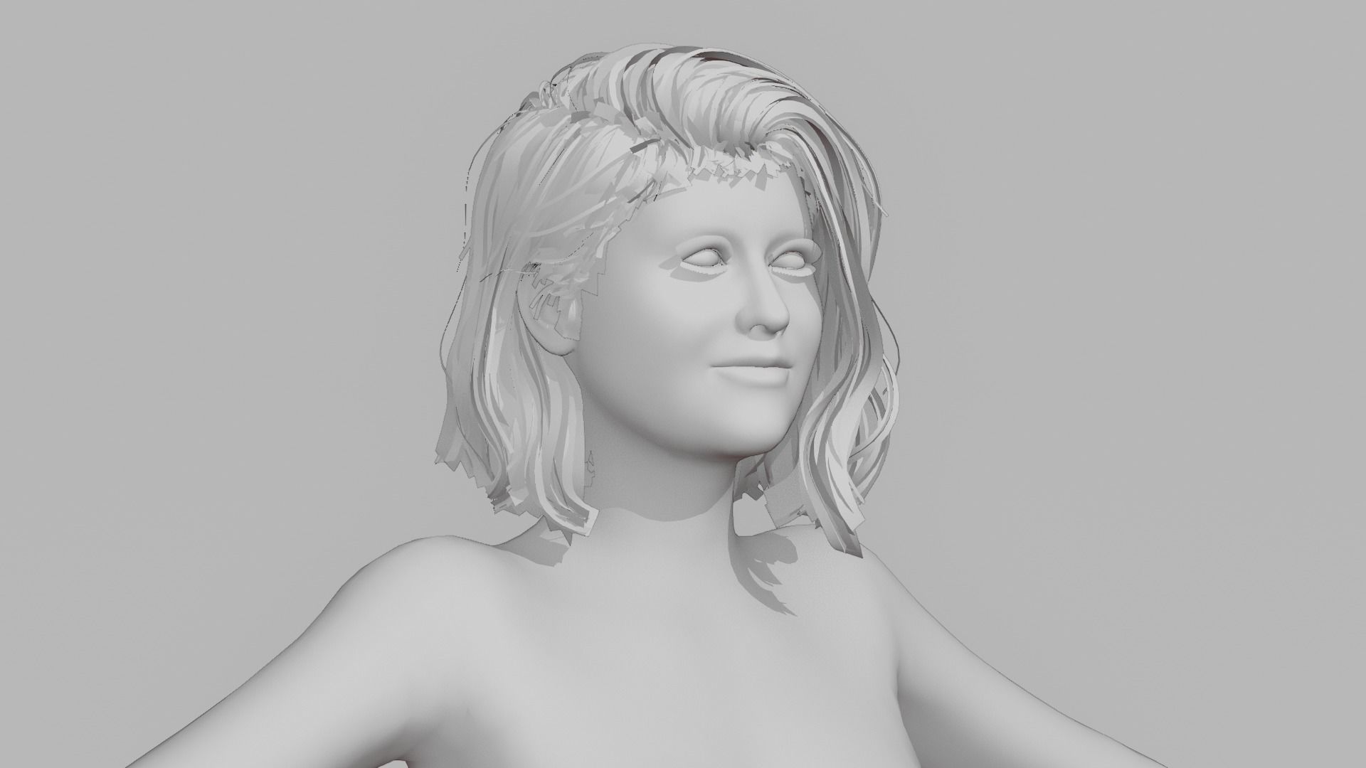 Realistic Female Character - Leah 3D model_5