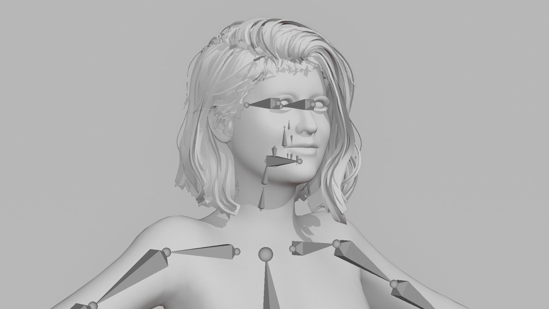 Realistic Female Character - Leah 3D model_10