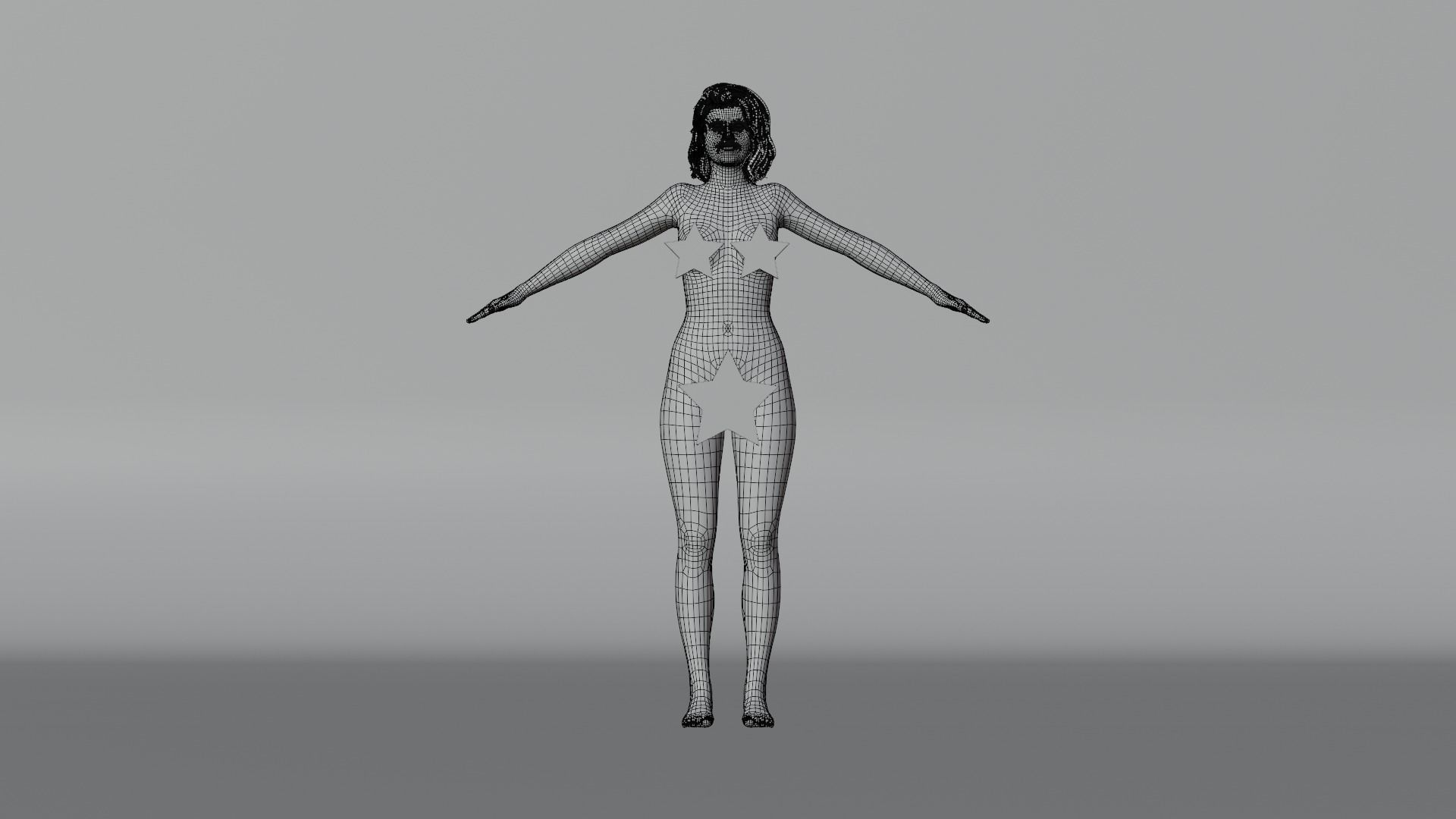 Realistic Female Character - Leah 3D model_16