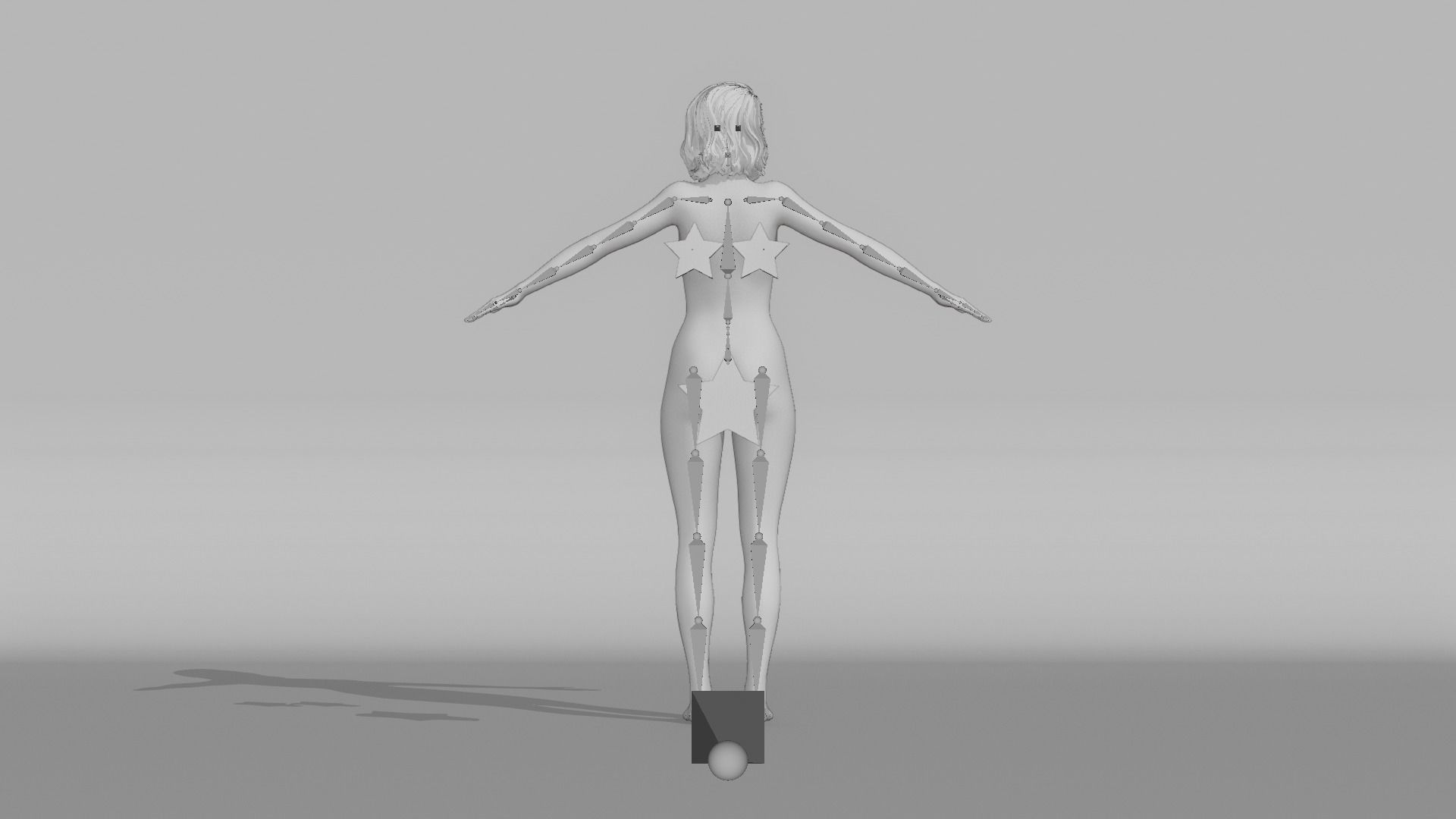 Realistic Female Character - Leah 3D model_13