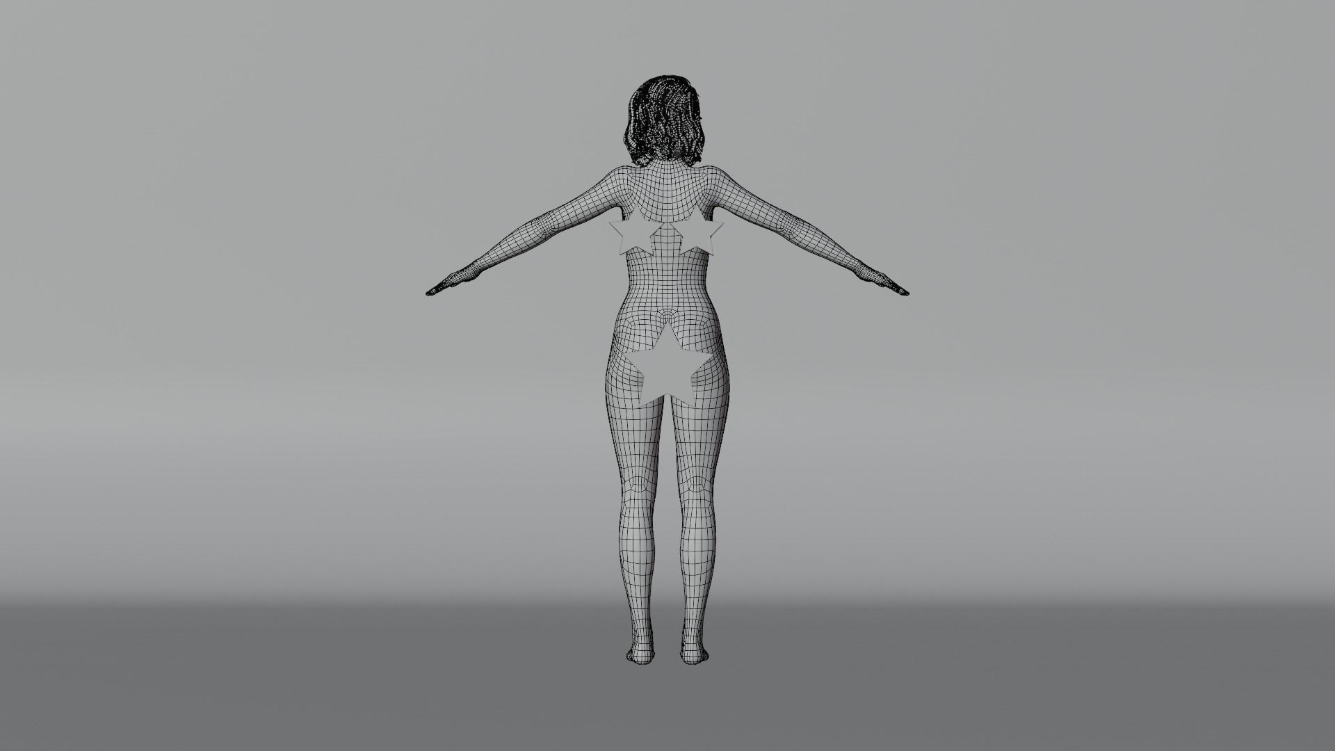 Realistic Female Character - Leah 3D model_18