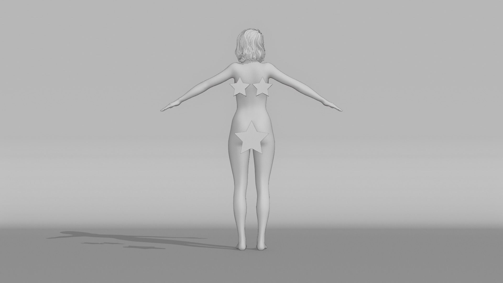 Realistic Female Character - Leah 3D model_8