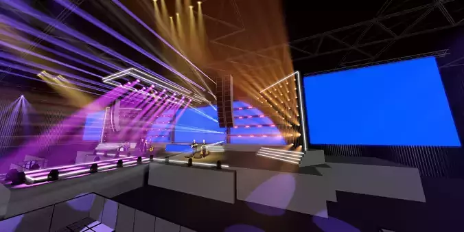 3D stage design  3D print model