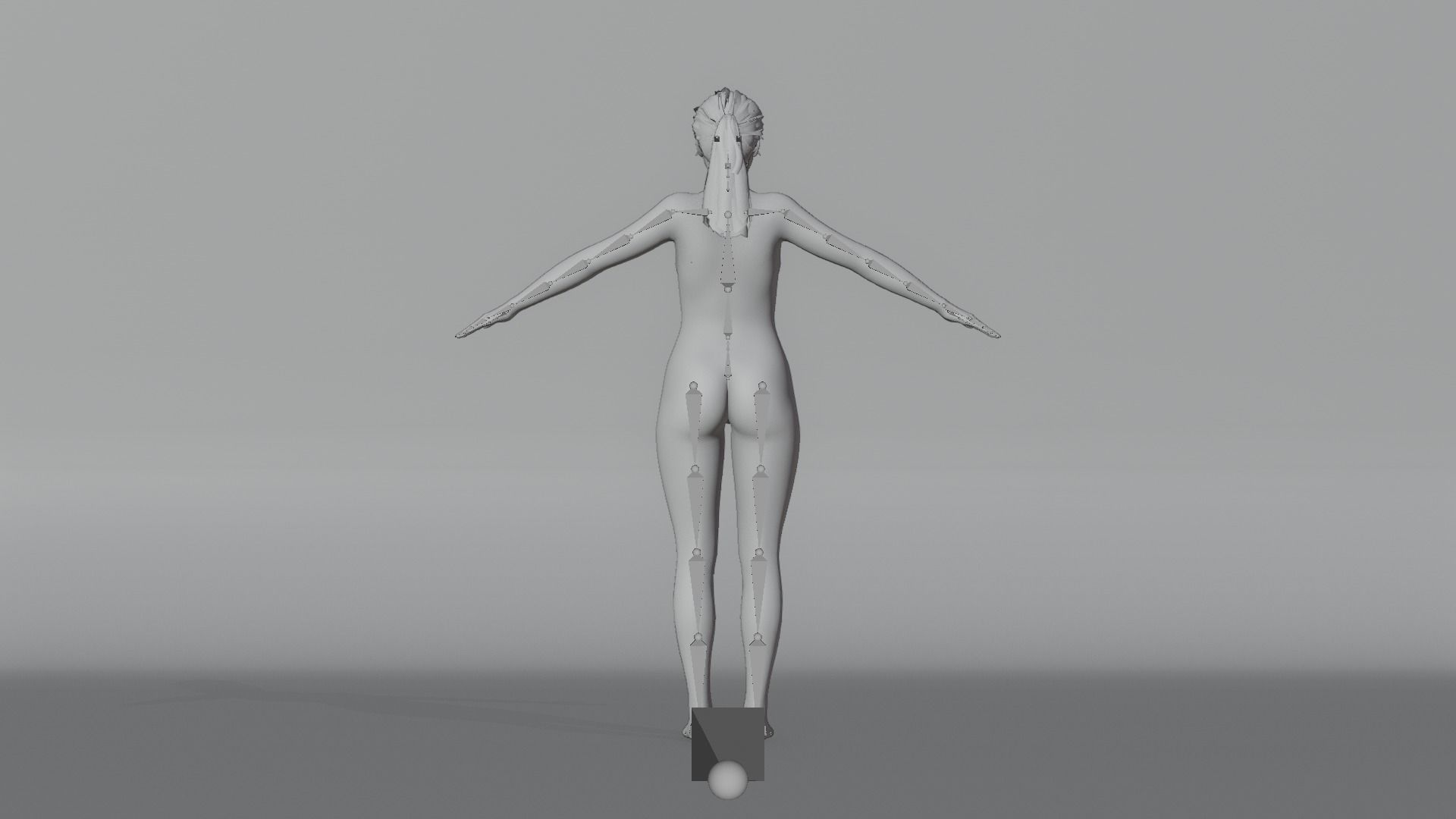 Realistic Female Character - Lei 3D model_13